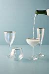 Trudie Stemless Wine Glasses, Set of 4 | Anthropologie
