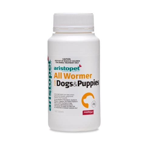 Aristopet All Wormer Tablets for worming Dogs & Puppies x 100 Pack worm dogs 737399310549 | eBay