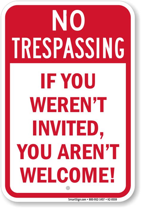 creative ways to say no trespassing | Funny warning signs, Funny signs ...