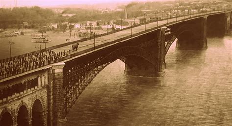 Industrial History: 1874 Eads Bridge over the Mississippi River at St ...