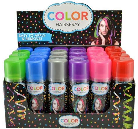 Colors Temporary Spray On Can Crazy Hair Color Crazy Halloween Crafts Dye 1 Can | Hair color ...