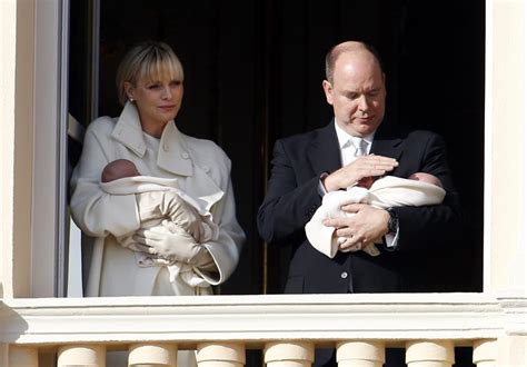 Prince Albert and Charlene present their twins on the balcony|Lainey Gossip Entertainment Update