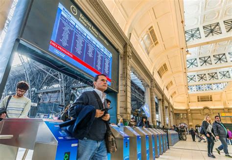 Buenos Aires, Argentina - June 22, 2017: Newly Renovated Retiro Train ...