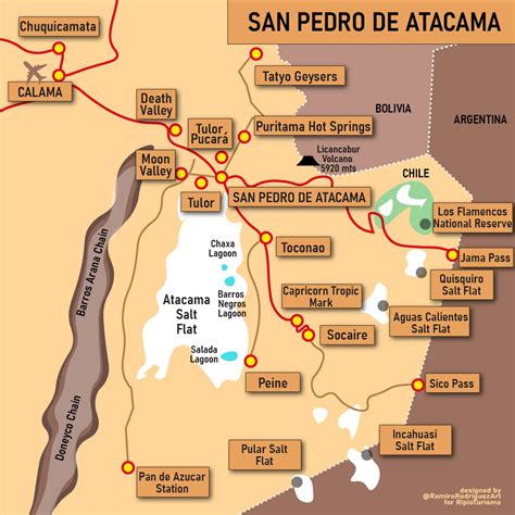 Atacama Desert On World Map