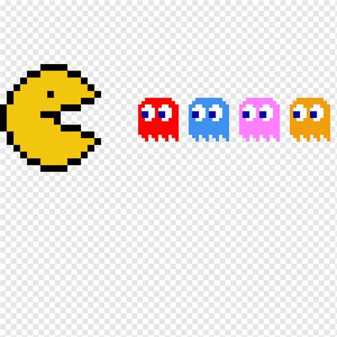 Ilustración de píxeles de pacman sobre un fondo azul, pac-man pixel art xbox 360, pac man, texto ...