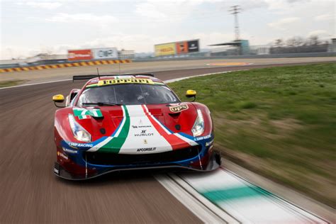 Ferrari's New 488 GTE Evo Made Its Debut At Fiorano In Preparation For ...