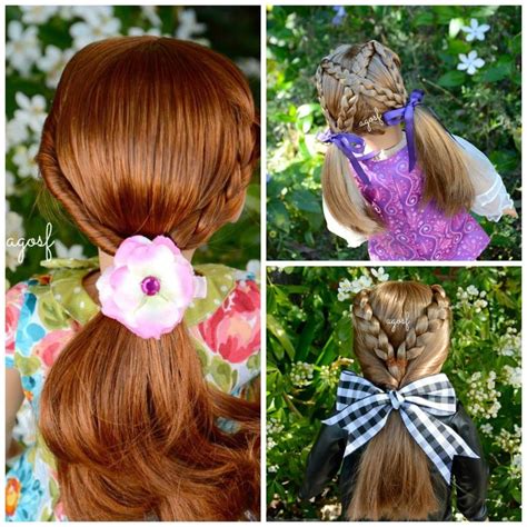 17 Best images about Doll Hair Ideas on Pinterest | Waterfall braid tutorial, American girl ...