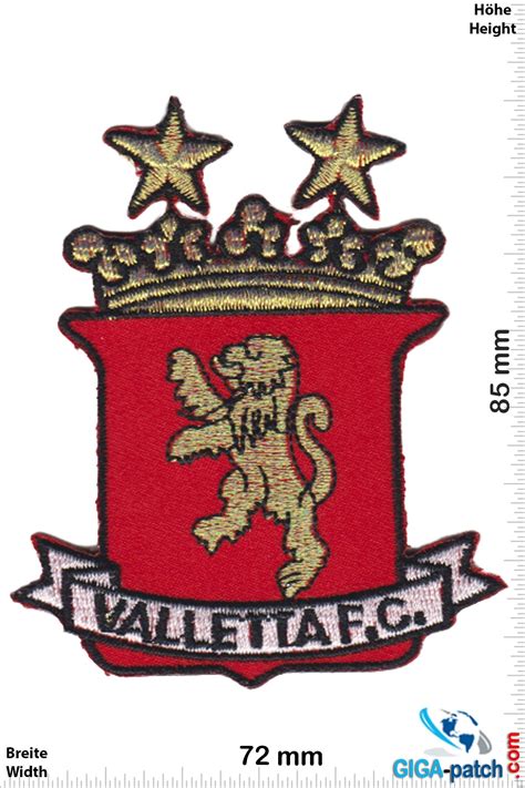 FC Valletta - FC Valletta - Soccer Malta - Fußball- Patch- Aufnäher" - Aufnäher Shop / Patch ...