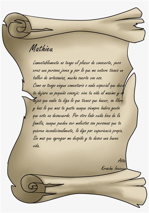 Imagen Pergamino - Como Escribir En Un Pergamino PNG Image ...