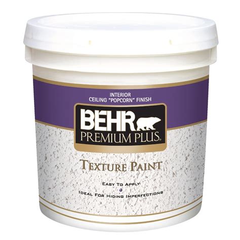 BEHR PREMIUM PLUS Interior Ceiling Popcorn Finish Texture Paint - 7.58L ...