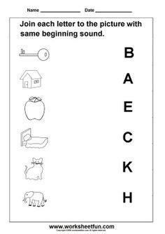 Preschool Worksheet: Back