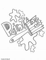 Visual Art Coloring Pages & Printables  CLASSROOM DOODLES sketch template