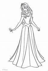 Princess Aurora Coloring Page At Netestrellablog Blog sketch template