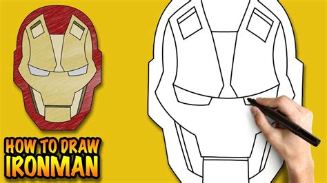 How To Draw Iron Man Face Step By Step - Learn How To Draw Iron Man Face (iron Man) Step By Step ...