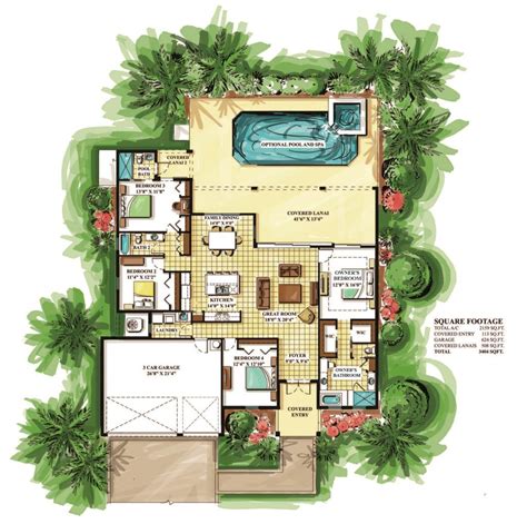 Sunset Vista - Aubuchon Homes | Custom floor plans, New house plans, Vista