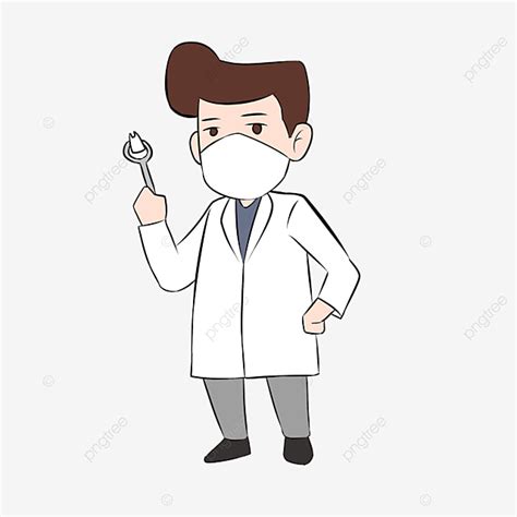 Dentist Cartoon Clipart Transparent PNG Hd, Dentist Clipart Doctor ...