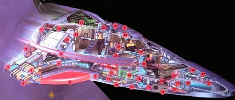 Starfleet ships — Delta Flyer cutaway poster