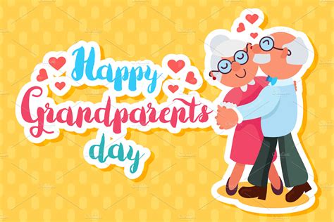 Happy Grandparents Day | Pre-Designed Illustrator Graphics ~ Creative Market