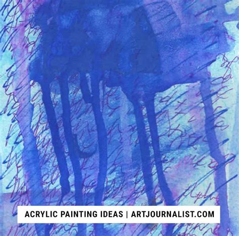 Awesome Acrylic Painting Techniques - To create those different effects, we grab different sizes ...