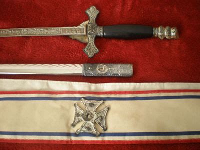 Knights of Columbus Sword, Scabbard and Baldric 1940s | #136484690