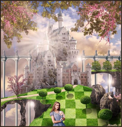 Create a Fantasy Castle in Photoshop Inspired by The Movie Alice in Wonderland in 2021 | Fantasy ...