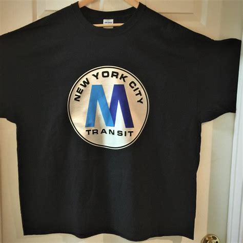 NYC Transit M Logo T-Shirt or Long Sleeve | Tshirt logo, Free shirts, T shirt