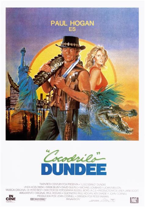 Crocodile Dundee (1986) - Poster ES - 2425*3450px