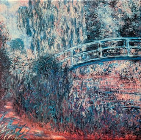 Lot - Claude Monet's "The Japanese Bridge" Canvas Reproduction