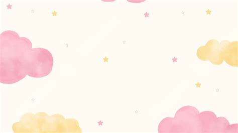 Nature Pink Cloud Cute Baby Clouds Powerpoint Background For Free Download - Slidesdocs