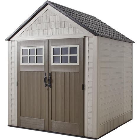 Rubbermaid Big Max 7 ft. x 7 ft. Storage Shed-2035892 - The Home Depot ...