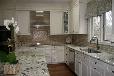 alaska white granite countertops white cabinets | White granite ...