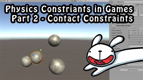 Physics Constraints in Games Part 2 - Contact Constraints - YouTube