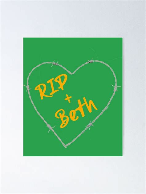 "Beth Dutton Rip Wheeler t shirt. Fun Rip loves Beth Yellowstone " Poster for Sale by ...