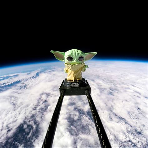 We put Baby Yoda in space! : r/StarWars