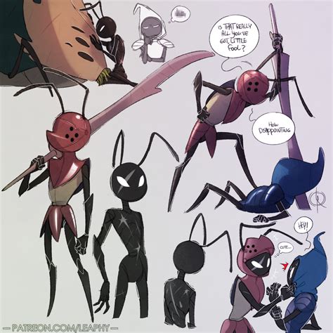 Hollow knight characters - inrikographic