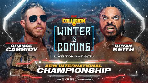 AEW: International Title Match Announced for Sat. Collision Show, Kenny ...