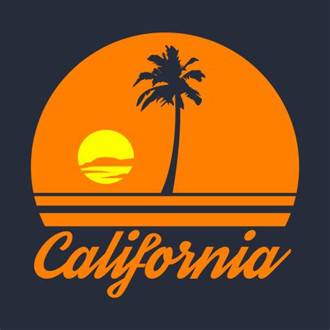 California sunset - California - T-Shirt | TeePublic