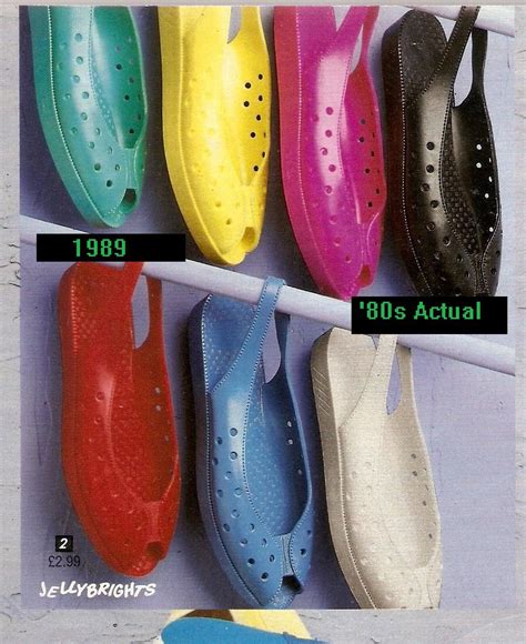 80s Actual: Fashions Of The 1980s - Jelly Shoes...