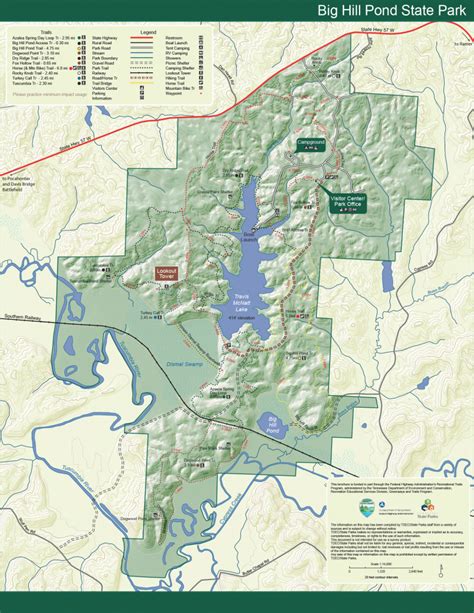 Duck Lake State Park Trail Map - Printable Map