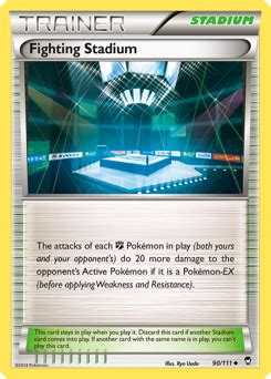 Fighting Stadium Pokémon Card Value & Price | PokemonCardValue