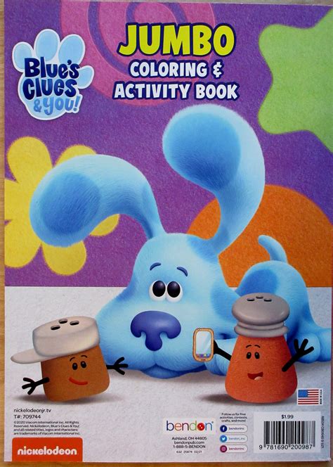 Blue's Clues & You Jumbo Coloring And Activity Book You - Etsy Österreich