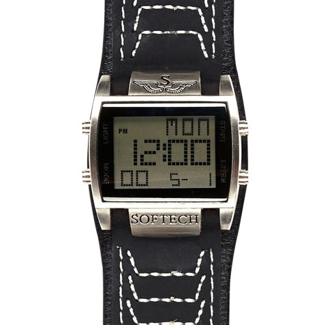 River Island Black Square Digital Watch in Black for Men | Lyst