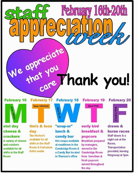 Free Employee Appreciation Printables