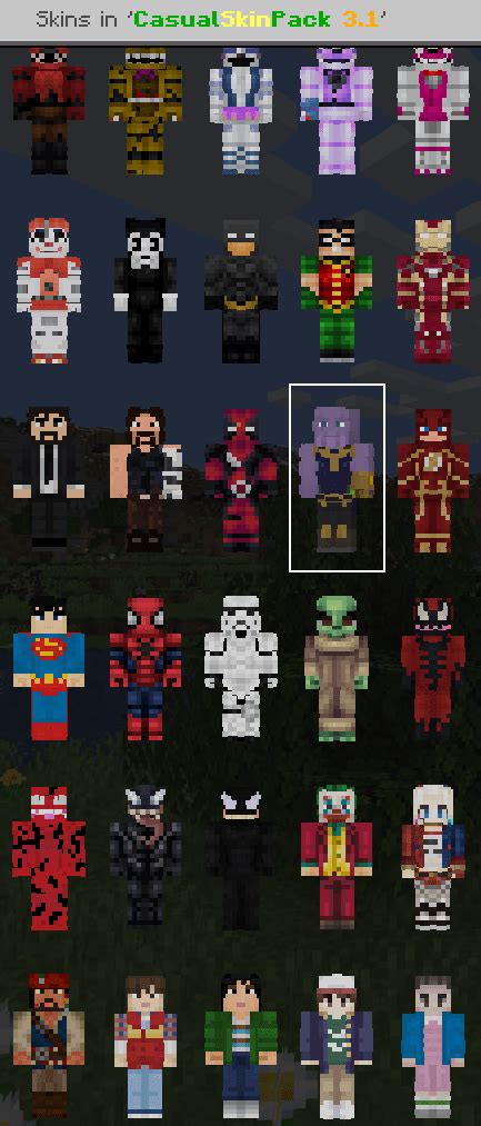 Minecraft skin pack 1 download - packspasa