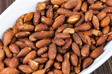 Roasted Salted Almonds - Don't Sweat The Recipe