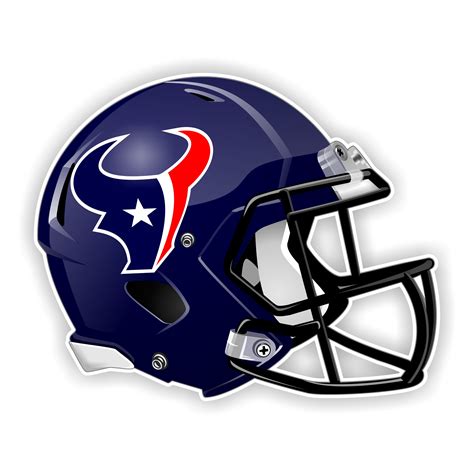 Houston Texans Football Helmet Precision Cut Decal / Sticker