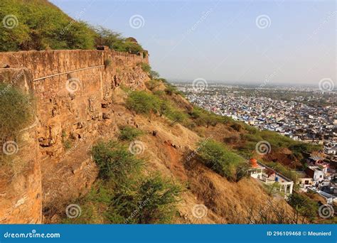 Taragarh Fort Is Gigantic Architecture Editorial Image | CartoonDealer.com #296109356