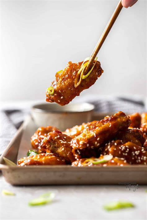 Crunchy Korean Fried Chicken Wings Recipe | Sugar Salt Magic