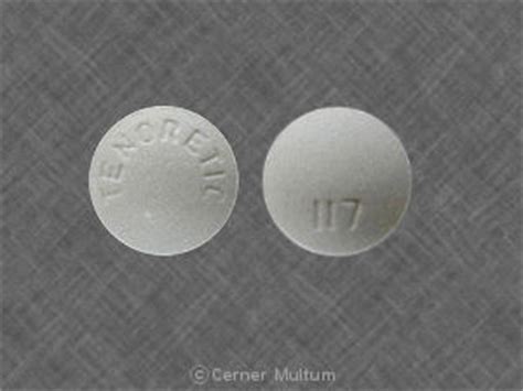 117 TENORETIC Pill Images ( / Round)