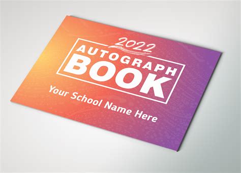 Tomorrow's Retro Autograph Book - School Products